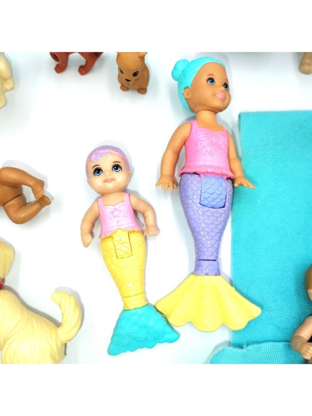 Barbie Pet Accessory Mixed Lot Mermaid Dolls Babies Dogs Furniture Stroller - Picture 5 of 9
